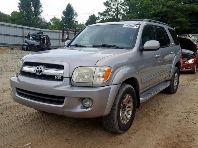 5TDBT48A96S271990 - 2006 TOYOTA SEQUOIA LI SILVER photo 2