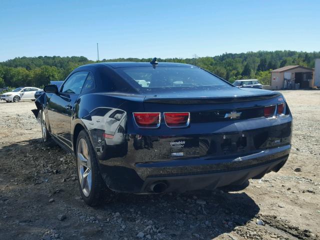 2G1FT1EW3B9146303 - 2011 CHEVROLET CAMARO 2SS BLACK photo 3