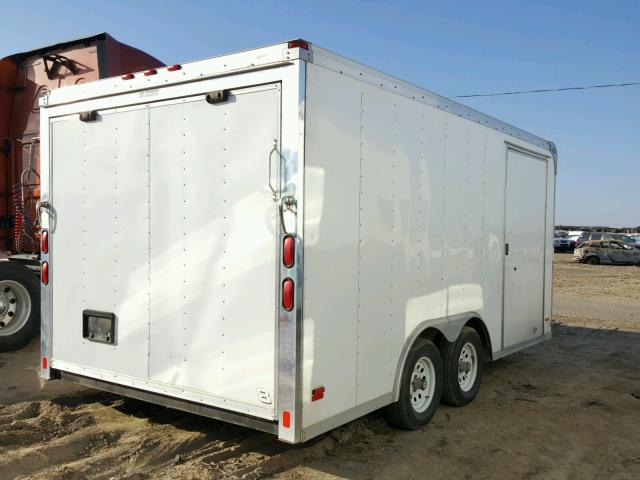 4P2WB16204U050952 - 2004 PACE TRAILER WHITE photo 4