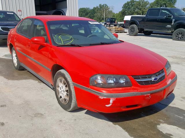 2G1WF52E3Y9361554 - 2000 CHEVROLET IMPALA RED photo 1