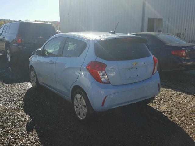 KL8CB6SAXGC608156 - 2016 CHEVROLET SPARK LS BLUE photo 3