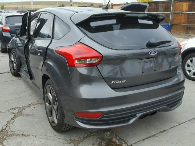 1FADP3L93JL312408 - 2018 FORD FOCUS ST GRAY photo 3