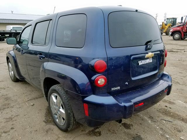 3GNBABDB4AS571070 - 2010 CHEVROLET HHR LT BLUE photo 3