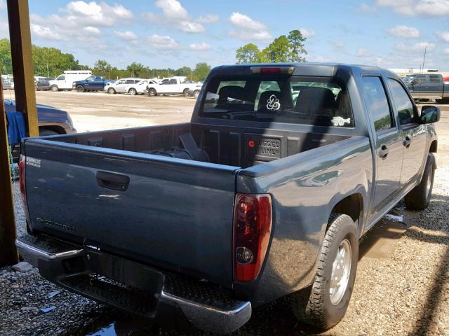 1GCCS138168268547 - 2006 CHEVROLET COLORADO BLUE photo 4