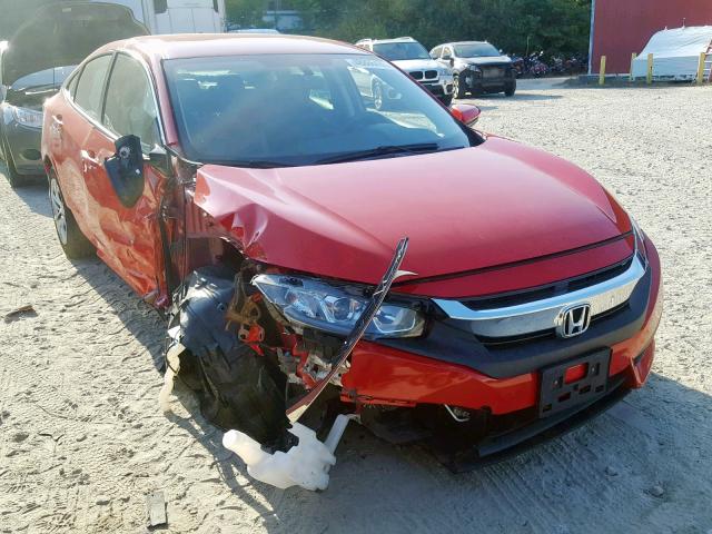 2HGFC2F57HH519667 - 2017 HONDA CIVIC LX RED photo 1