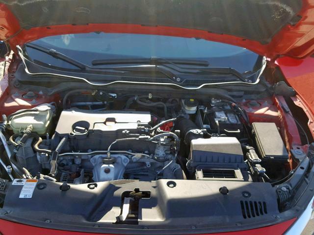 2HGFC2F57HH519667 - 2017 HONDA CIVIC LX RED photo 7