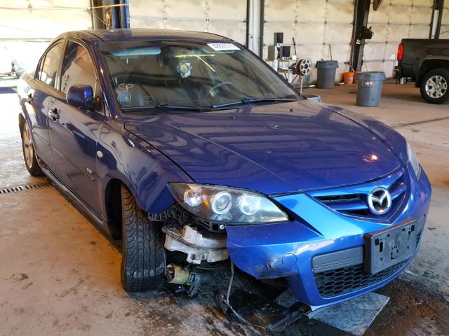 JM1BK323281876022 - 2008 MAZDA 3 S BLUE photo 1