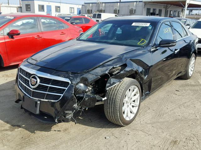 1G6AR5S30E0128683 - 2014 CADILLAC CTS LUXURY BLACK photo 2