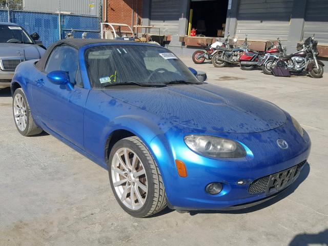 JM1NC25F860111653 - 2006 MAZDA MX-5 MIATA BLUE photo 1