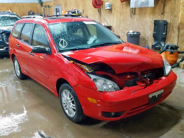 1FAHP36N37W198248 - 2007 FORD FOCUS ZXW RED photo 1