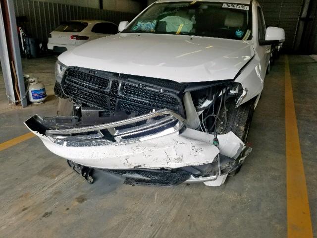 1C4RDJDG7FC870053 - 2015 DODGE DURANGO LI WHITE photo 9