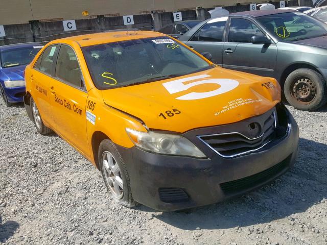 4T1BF3EK2BU768654 - 2011 TOYOTA CAMRY BASE YELLOW photo 1