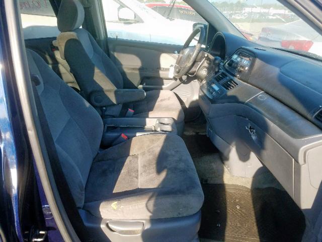 5FNRL38436B067211 - 2006 HONDA ODYSSEY EX BLUE photo 5