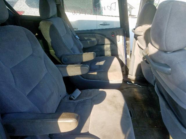 5FNRL38436B067211 - 2006 HONDA ODYSSEY EX BLUE photo 6