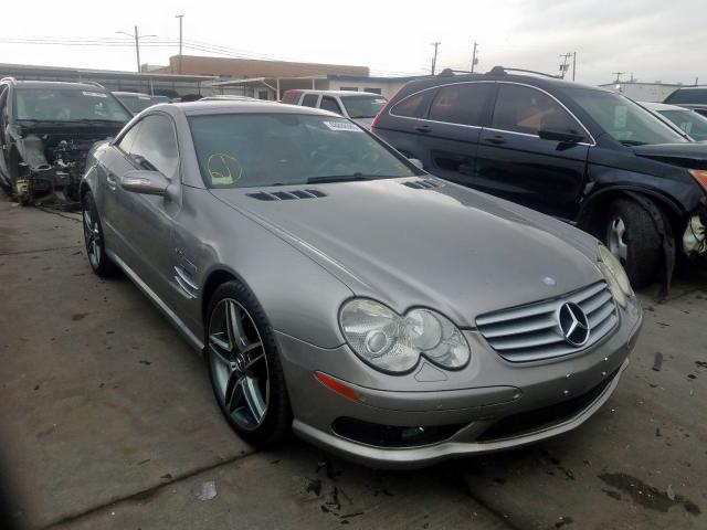 WDBSK74F06F111159 - 2006 MERCEDES-BENZ SL 55 AMG GRAY photo 1