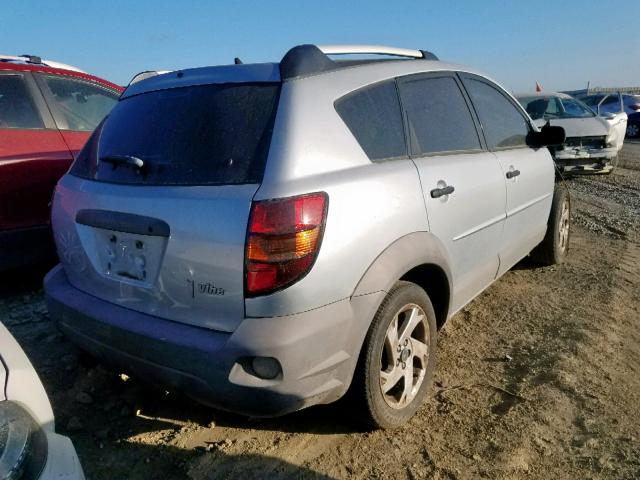 5Y2SL65856Z441113 - 2006 PONTIAC VIBE SILVER photo 4