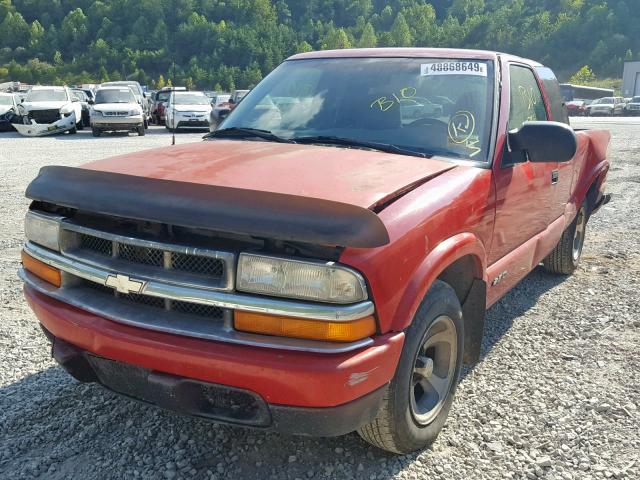 1GCCS1945Y8108503 - 2000 CHEVROLET S TRUCK S1 RED photo 2