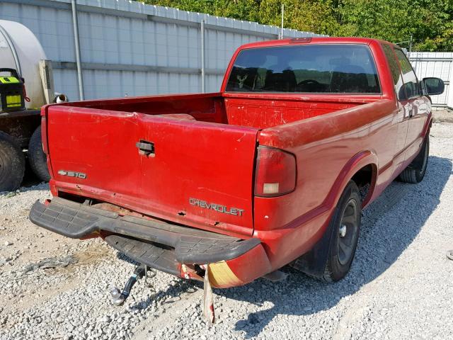 1GCCS1945Y8108503 - 2000 CHEVROLET S TRUCK S1 RED photo 4