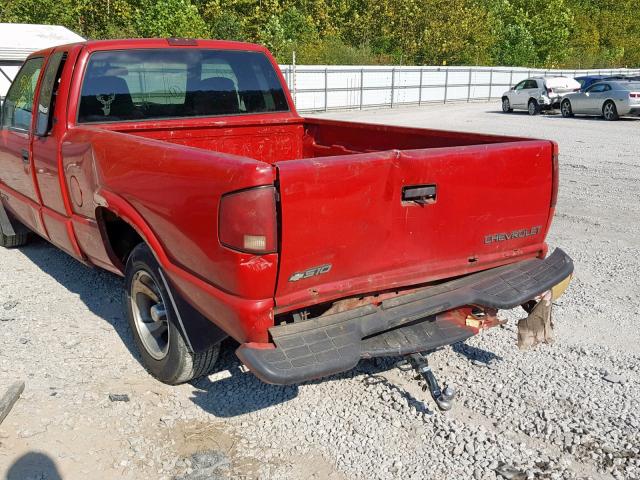 1GCCS1945Y8108503 - 2000 CHEVROLET S TRUCK S1 RED photo 9