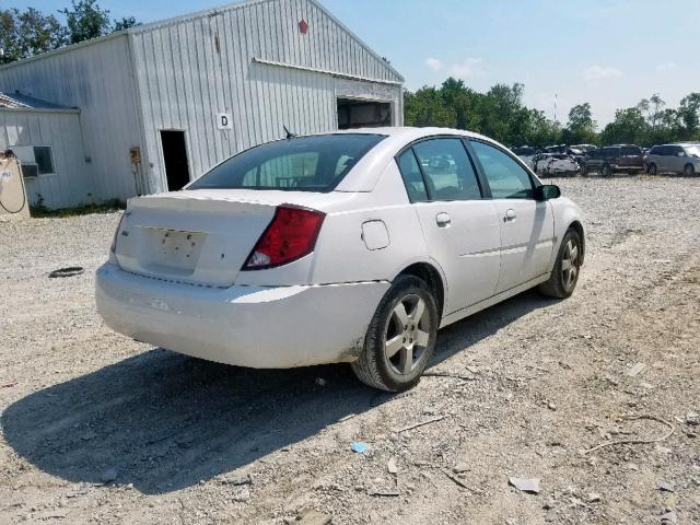 1G8AL55F47Z124990 - 2007 SATURN ION LEVEL WHITE photo 4