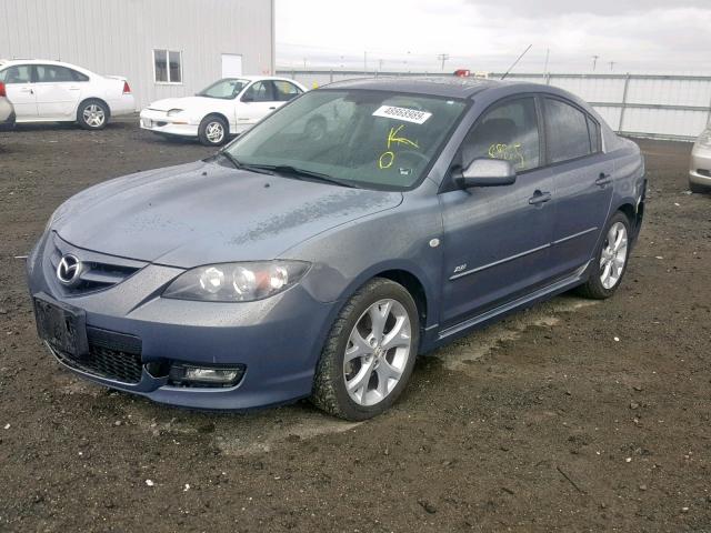 JM1BK324371747164 - 2007 MAZDA 3 S GRAY photo 2