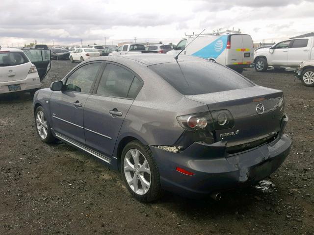 JM1BK324371747164 - 2007 MAZDA 3 S GRAY photo 3