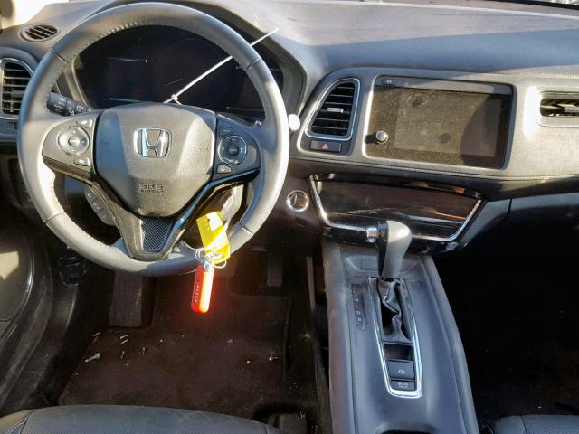 3CZRU6H98KM702210 - 2019 HONDA HR-V TOURI WHITE photo 9