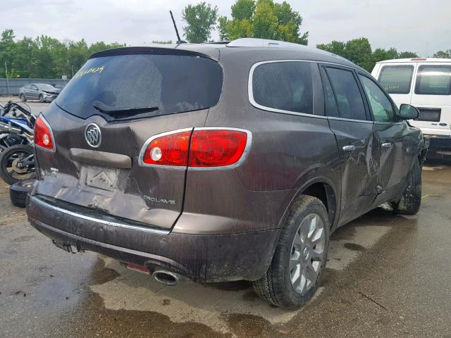 5GAKRDED7CJ210631 - 2012 BUICK ENCLAVE BROWN photo 4