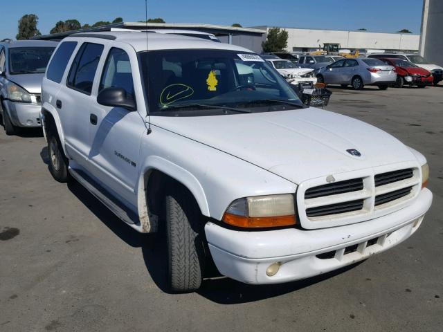 1B4HR28N01F578504 - 2001 DODGE DURANGO WHITE photo 1