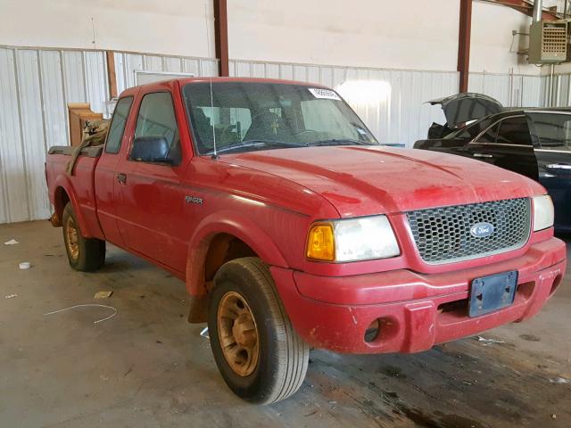 1FTYR14U52PA06799 - 2002 FORD RANGER SUP RED photo 1