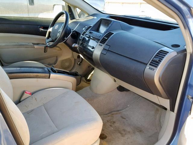 JTDKB20UX77658363 - 2007 TOYOTA PRIUS BLUE photo 5