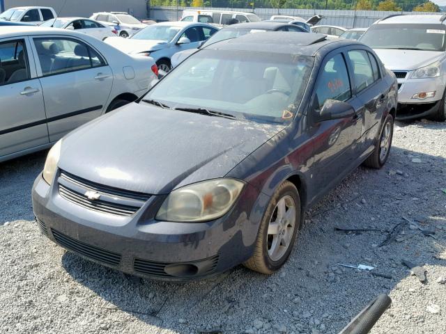 1G1AL58F087240128 - 2008 CHEVROLET COBALT LT BLUE photo 2