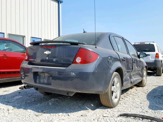 1G1AL58F087240128 - 2008 CHEVROLET COBALT LT BLUE photo 4