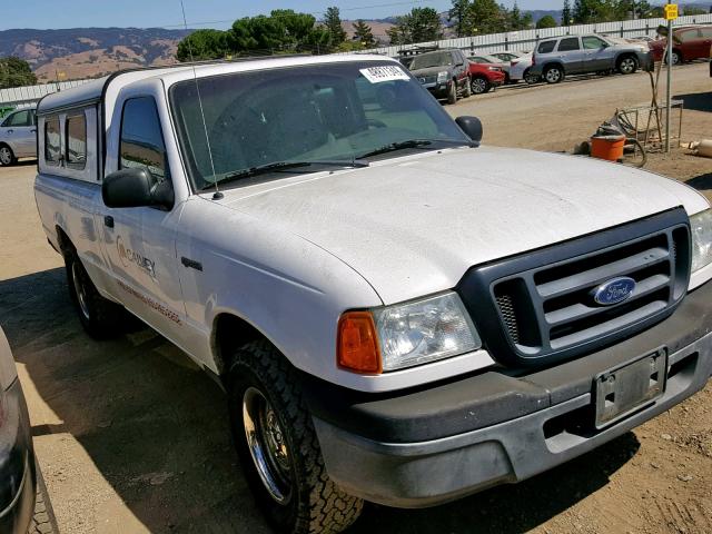 1FTYR10UX4PA95309 - 2004 FORD RANGER WHITE photo 1