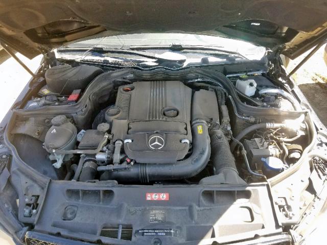 WDDGF4HB3EG253781 - 2014 MERCEDES-BENZ C 250 BLACK photo 7