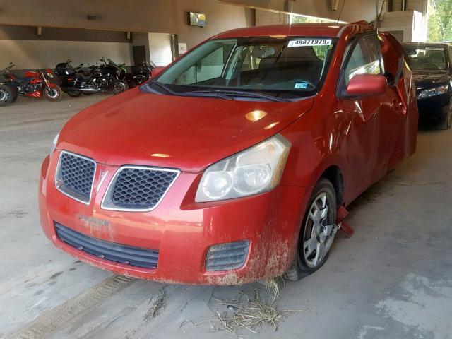 5Y2SP67089Z429652 - 2009 PONTIAC VIBE RED photo 2