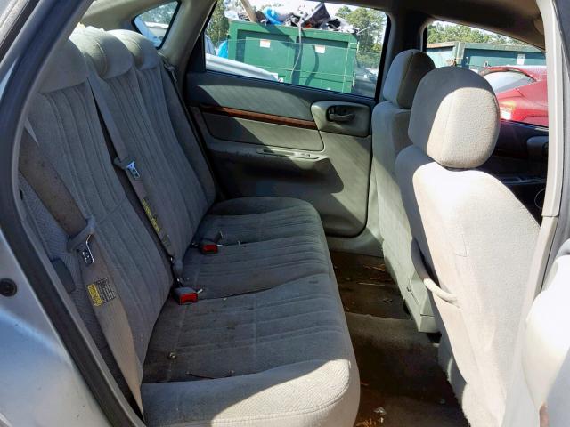 2G1WF52E039248007 - 2003 CHEVROLET IMPALA SILVER photo 6