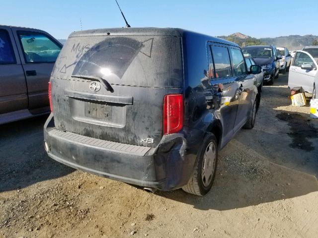 JTLZE4FE4A1106079 - 2010 TOYOTA SCION XB შავი ფოტო 4