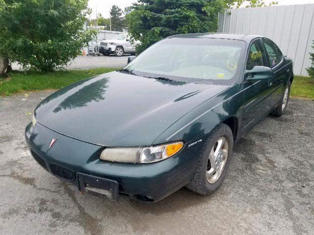 1G2WJ52K7XF257574 - 1999 PONTIAC GRAND PRIX GREEN photo 2