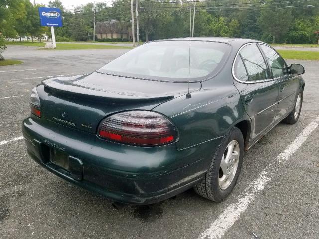 1G2WJ52K7XF257574 - 1999 PONTIAC GRAND PRIX GREEN photo 4