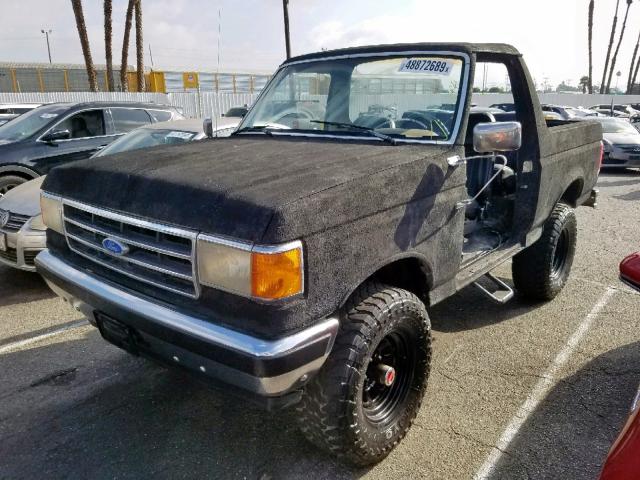 1FMEU15H1KLB47469 - 1989 FORD BRONCO U10 BLACK photo 2