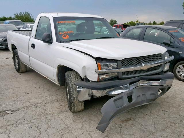 1GCEC14X74Z120843 - 2004 CHEVROLET SILVERADO WHITE photo 1