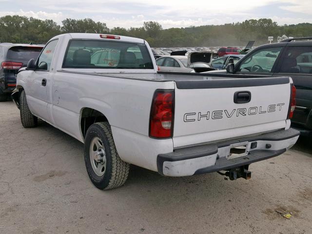 1GCEC14X74Z120843 - 2004 CHEVROLET SILVERADO WHITE photo 3