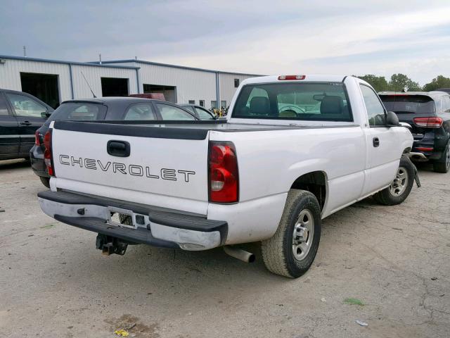 1GCEC14X74Z120843 - 2004 CHEVROLET SILVERADO WHITE photo 4