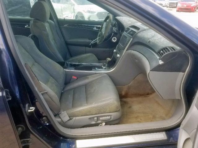 19UUA66276A004481 - 2006 ACURA 3.2TL BLUE photo 5