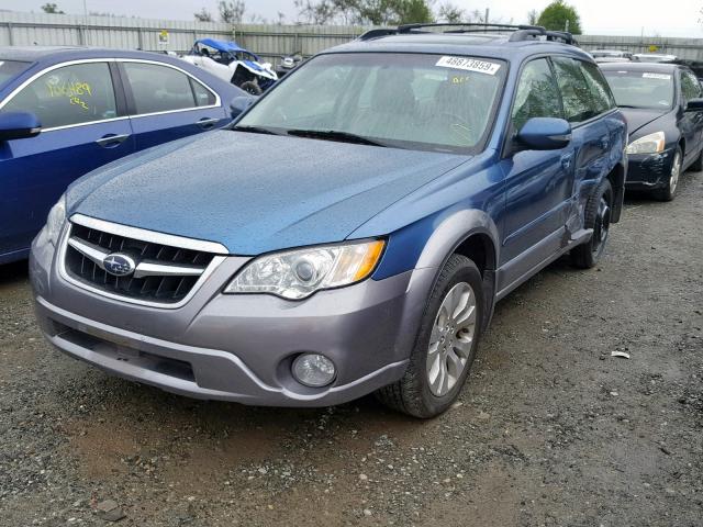 4S4BP86C984331275 - 2008 SUBARU OUTBACK 3. BLUE photo 2