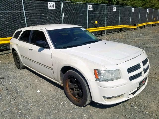 2D8GV472X8H134389 - 2008 DODGE MAGNUM WHITE photo 1