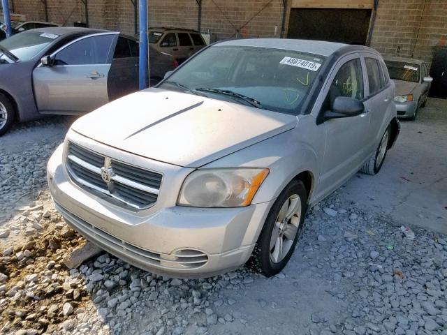 1B3CB4HAXAD635606 - 2010 DODGE CALIBER SX SILVER photo 2