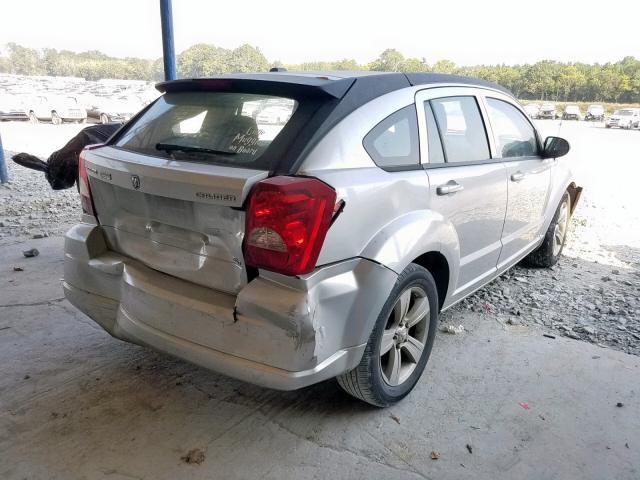 1B3CB4HAXAD635606 - 2010 DODGE CALIBER SX SILVER photo 4