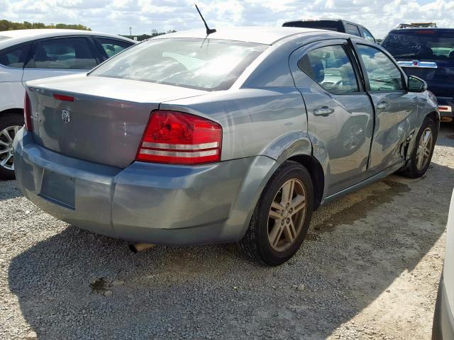 1B3CC1FB0AN204564 - 2010 DODGE AVENGER EX GRAY photo 4